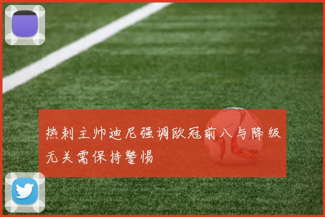 热刺主帅迪尼强调欧冠前八与降级无关需保持警惕